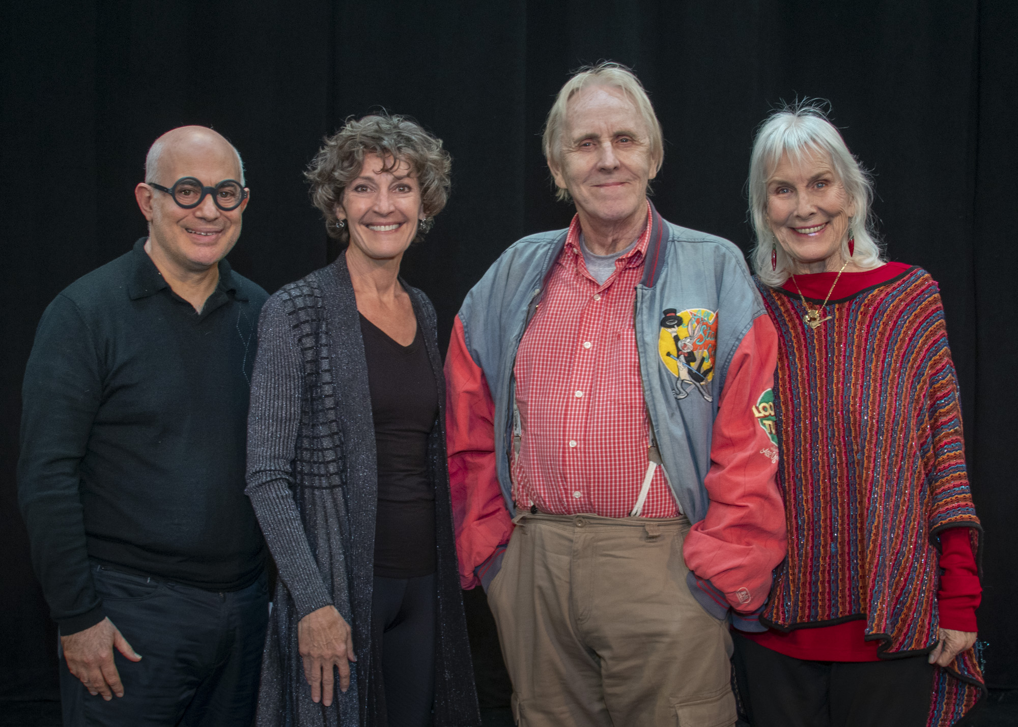 PLANNING A BRUNCH—Playwright Eric Leventhal, Jill Schroeder, Alan Brasington, director Jenny Aldrich Walker.