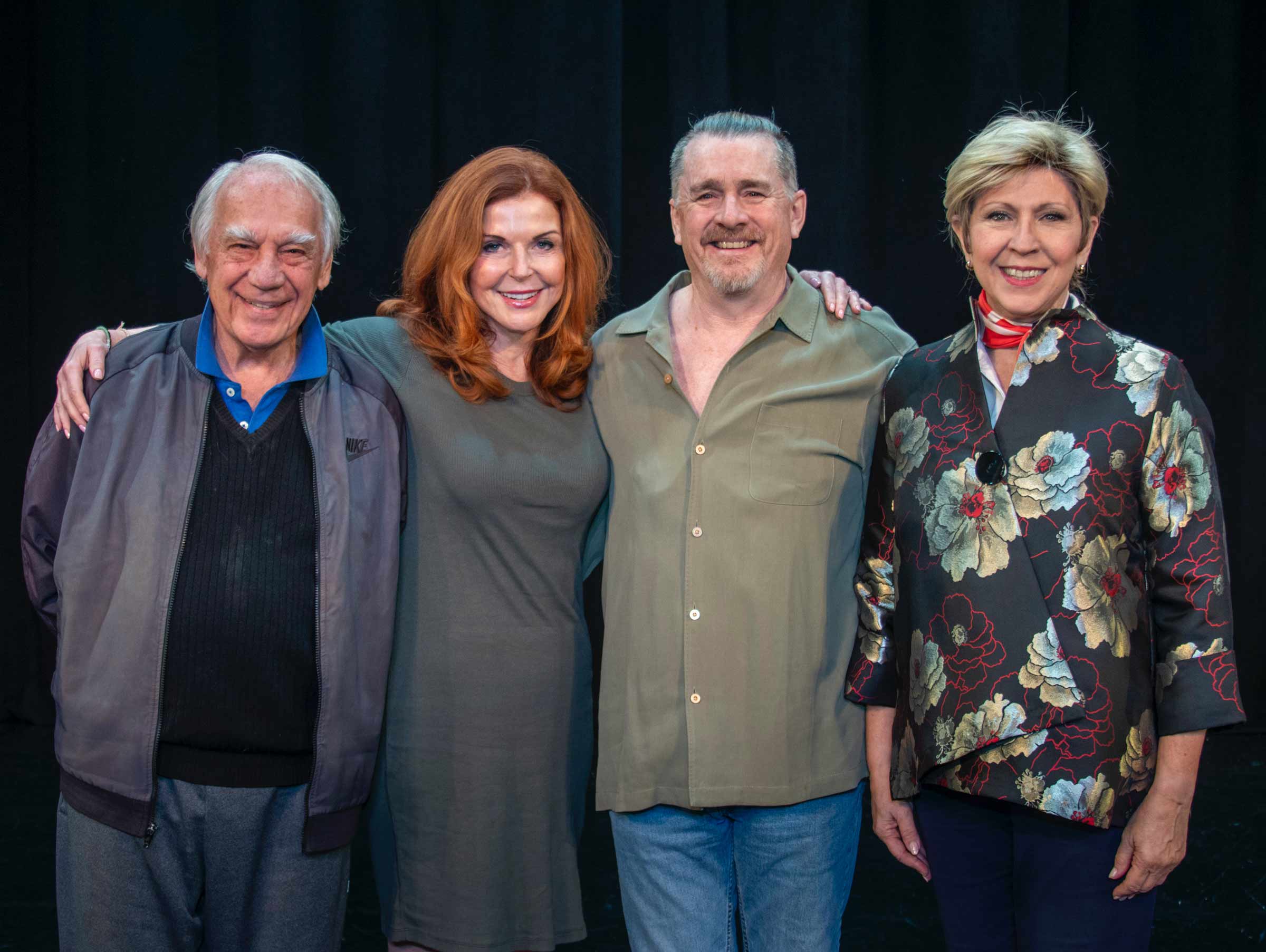 THE JAR — Playwright Fredric Sirasky, Nellie O'Brien, David Sevensky and Aden Russell.